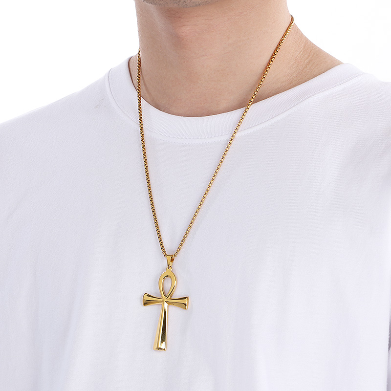 Women Accessories Bd - Kalen Kreatywny Polerowany Naszyjnik z Krzyżem