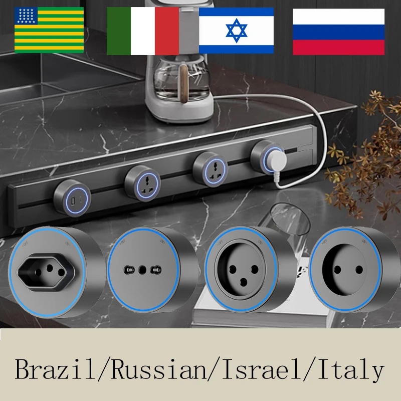 Women Accessories In Uk - Listwa zasilająca 30CM/40CM/50CM Brazylia/Rusia/Izrael/Włochy, gniazda ścienne,