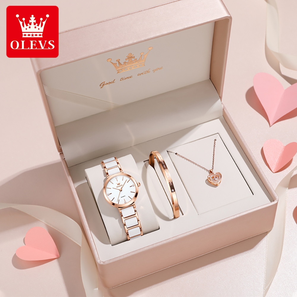 Women Accessories Bracelet - OLEVS Damski Zegarek 5877 Luksusowy Elegancki