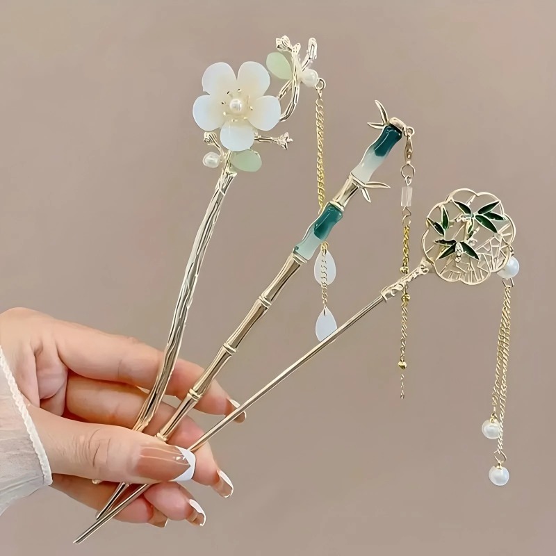 Women Accessories Shop Design - 1/3/6 szt. Elegancka chińska spinka do