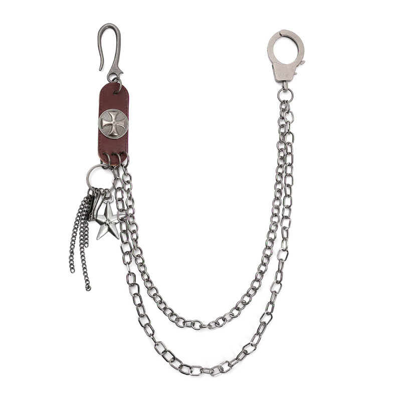 Women Accessories Pk - Punk Steet breloki ze skóry bydlęcej