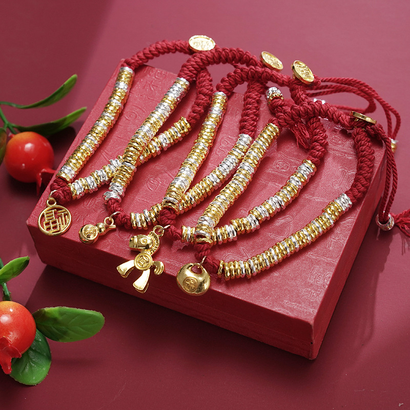Women Accessories Meaning - Bransoletka z ręcznie plecionego sznurka Fortune