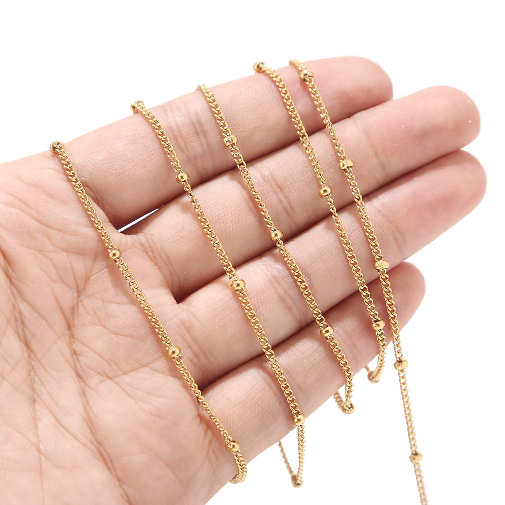 2 metry ze stali nierdzewnej z – Beaded Anklet Chain recenzja i cena