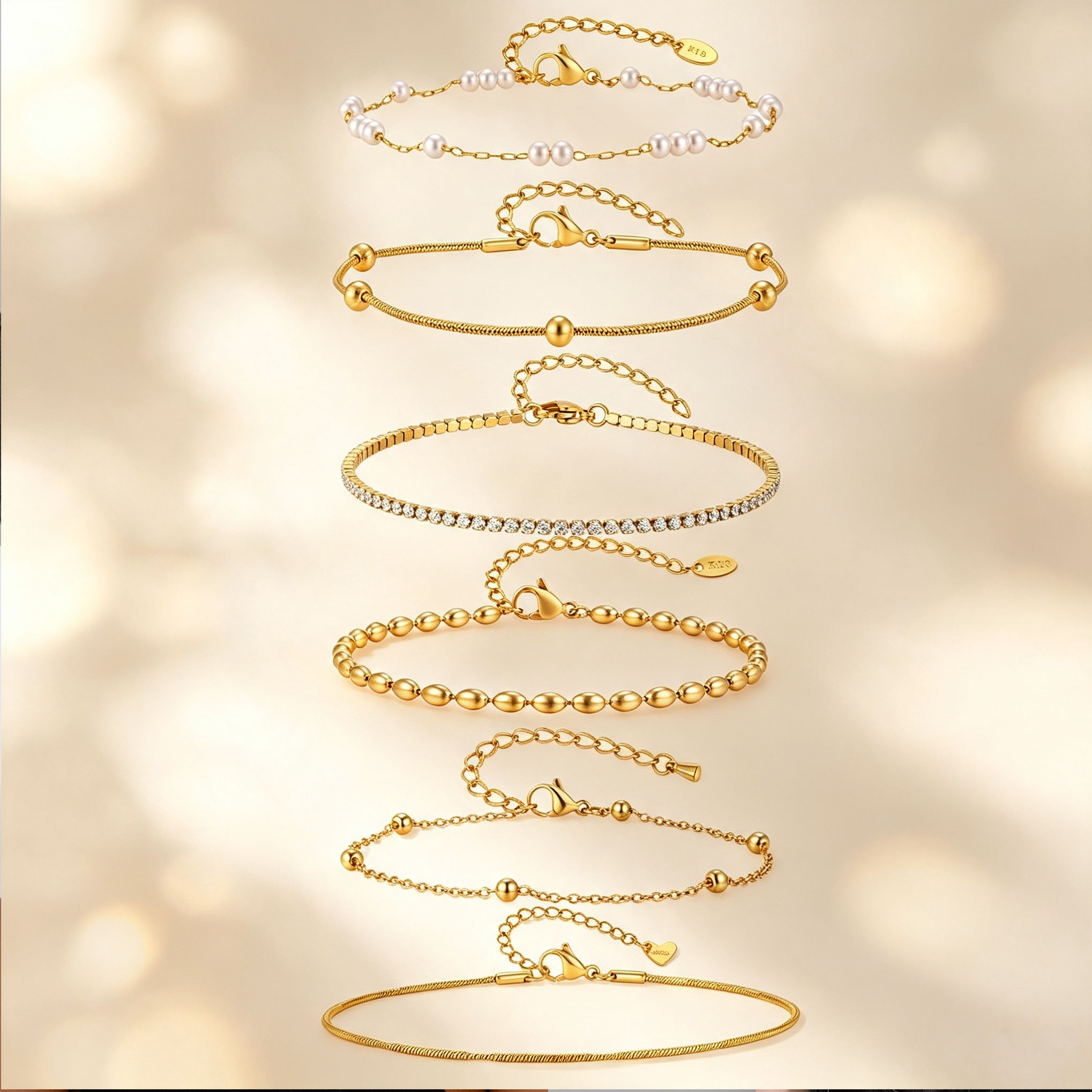 Delikatne damskie bransoletki  – Beaded Anklet Chain recenzja i cena