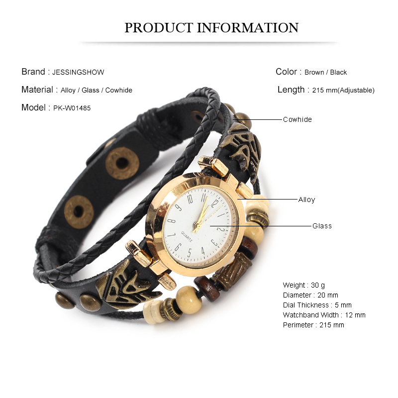 Zegarek kwarcowy w stylu vinta – Women Accessories Pk recenzja i cena