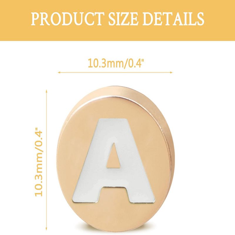 Bling Gold Letter Shoe Charms  – Women'S Accessories For Crocs recenzja i cena