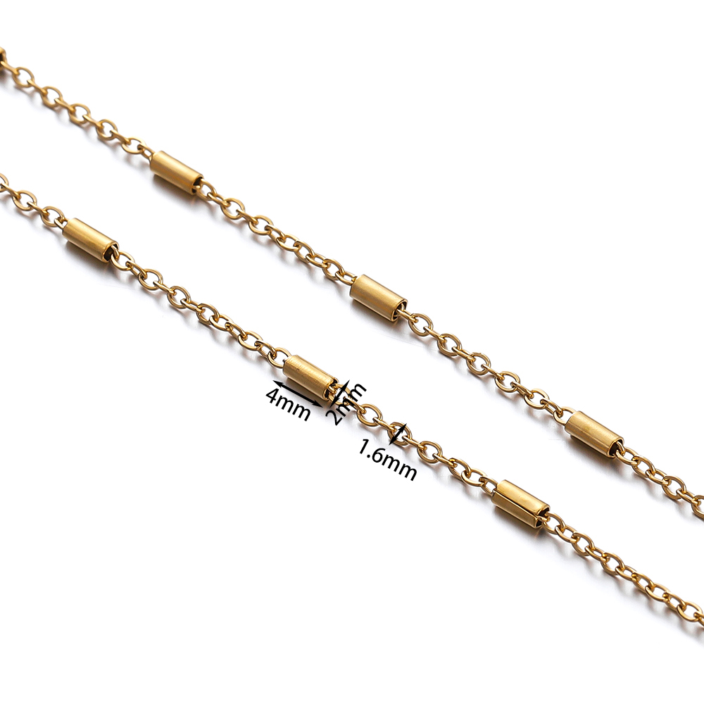 Łańcuch krzyżowy ze stalowy ła – Beaded Anklet Chain recenzja i cena
