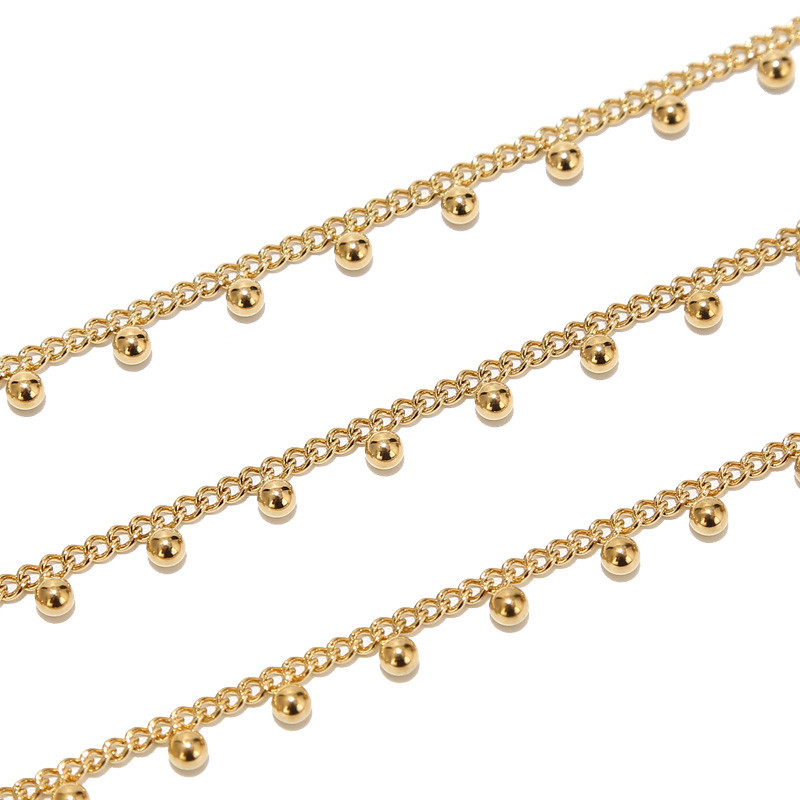 1 metr ze stali nierdzewnej Dr – Beaded Anklet Chain recenzja i cena