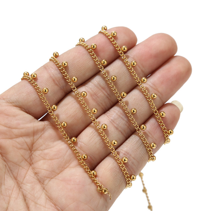 1 metr ze stali nierdzewnej Dr – Beaded Anklet Chain recenzja i cena
