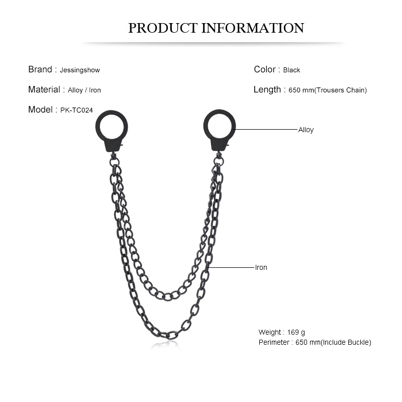 Punk Style Chain On The Jeans  – Women Accessories Pk recenzja i cena