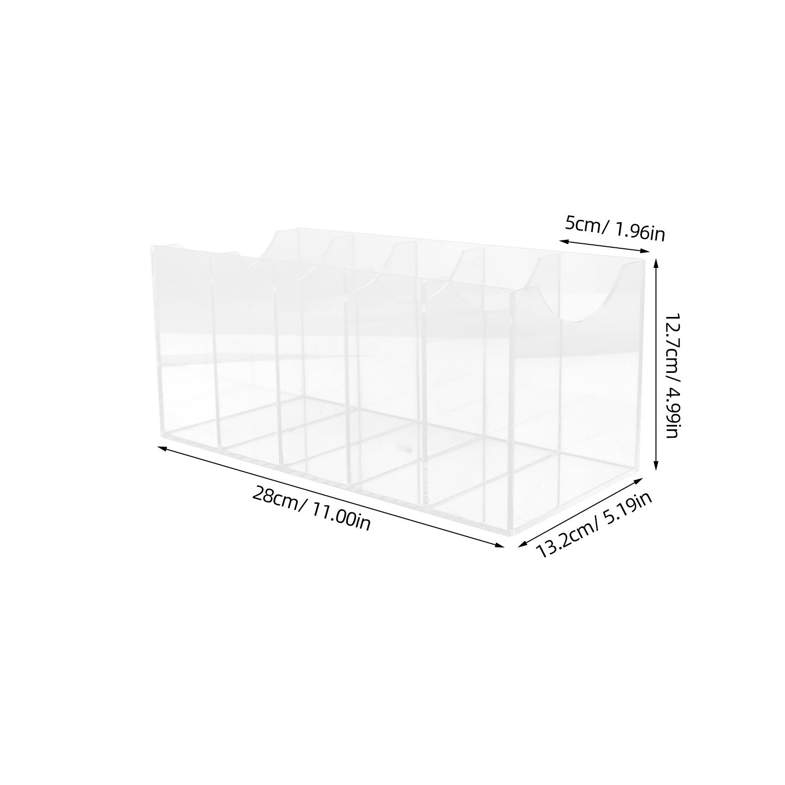 5-przedziałowy przezroczysty o – Women Accessories Holder recenzja i cena