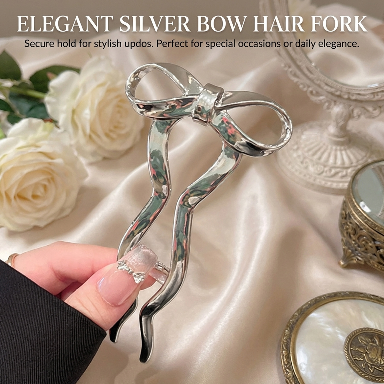 Elegancka spinka do włosów w k – Women Accessories Holder recenzja i cena