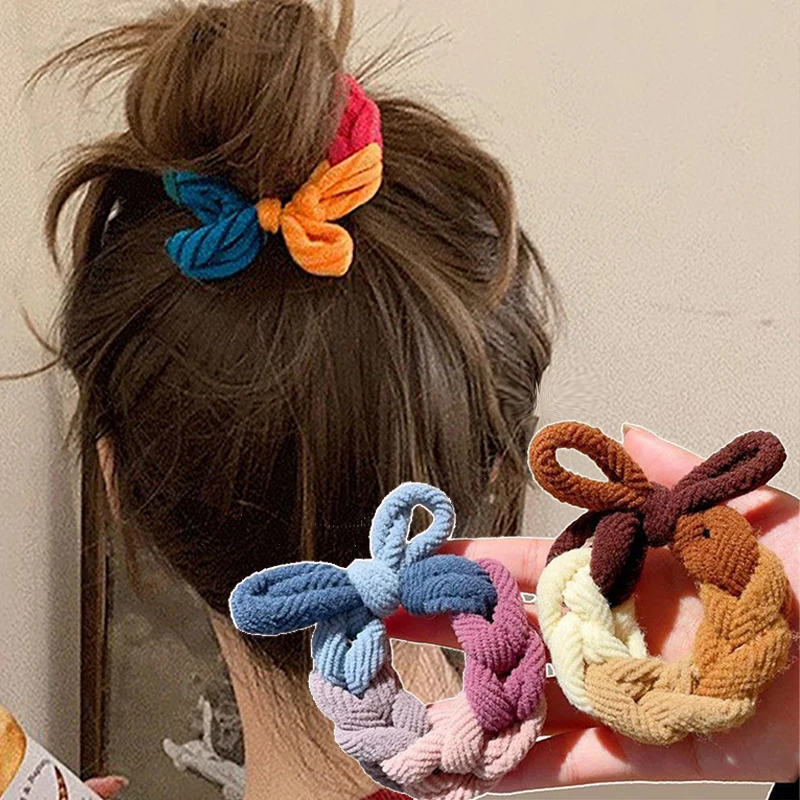 Kolorowe, ręcznie tkane gumki  – Women Accessories Shop Design recenzja i cena